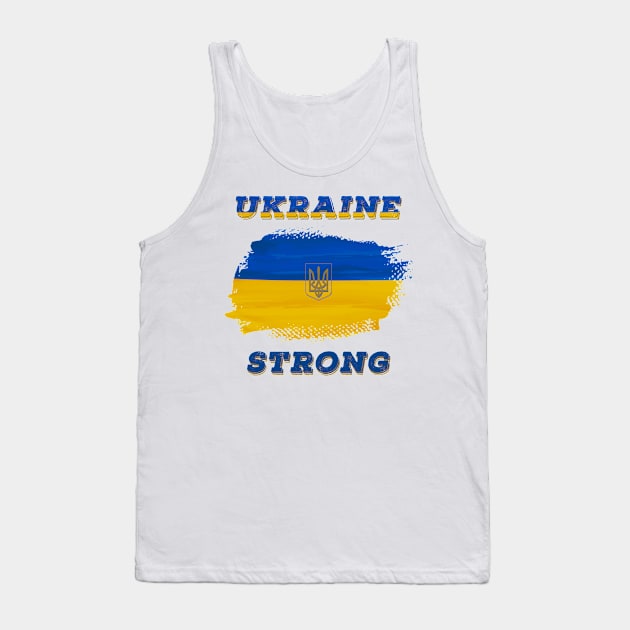 Ukraine Strong Tank Top by Green Splash